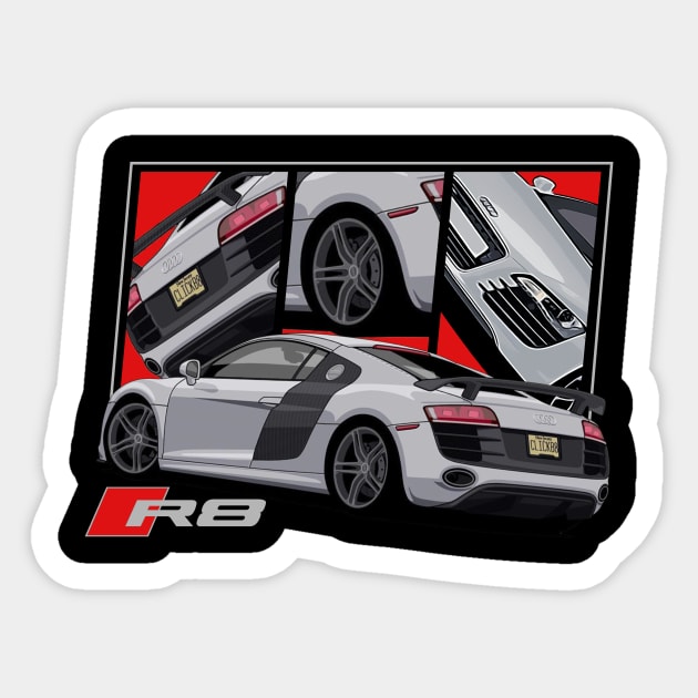 r8 V10 Sticker by T-JD